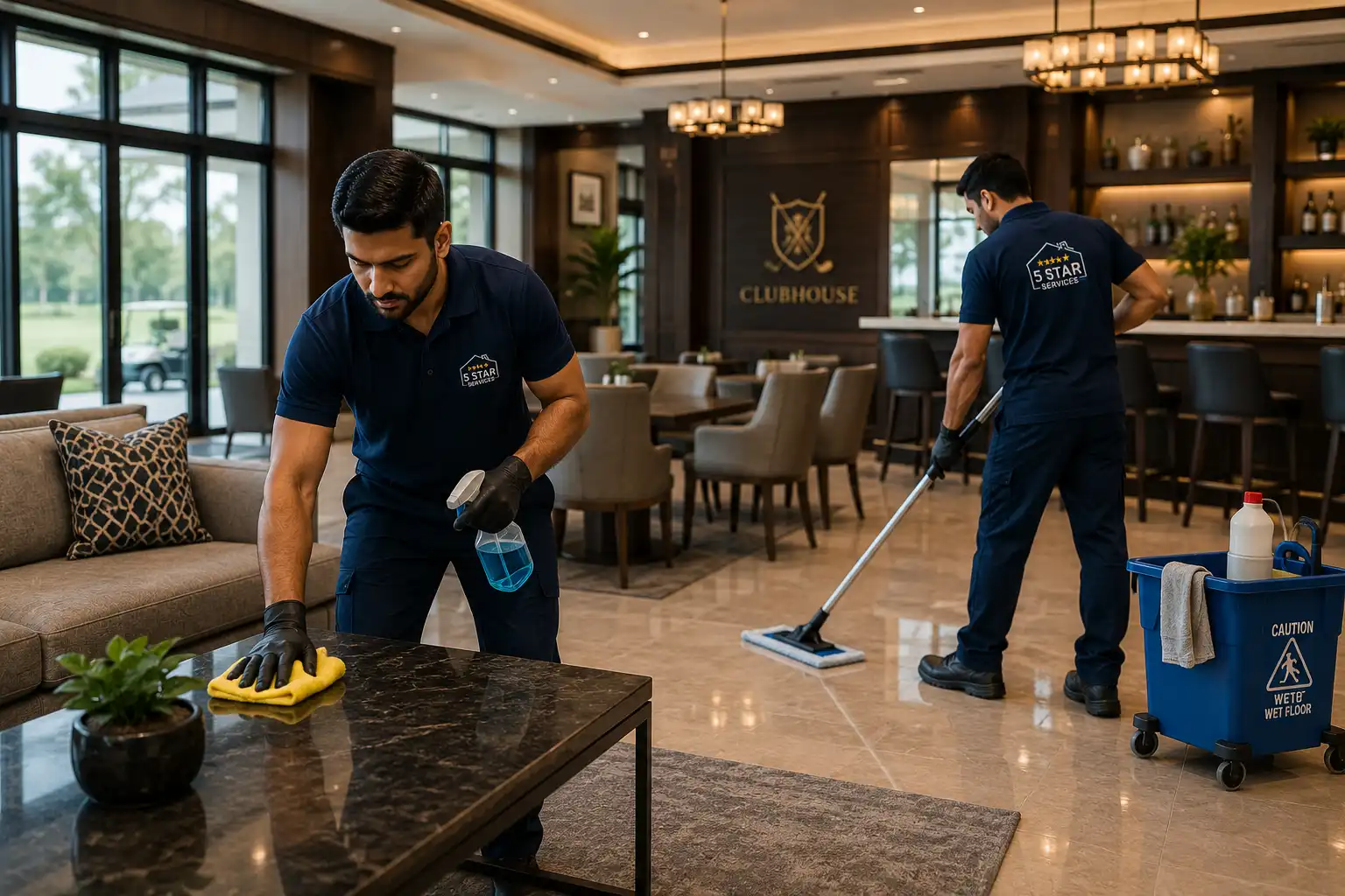 Clubhouse Cleaning