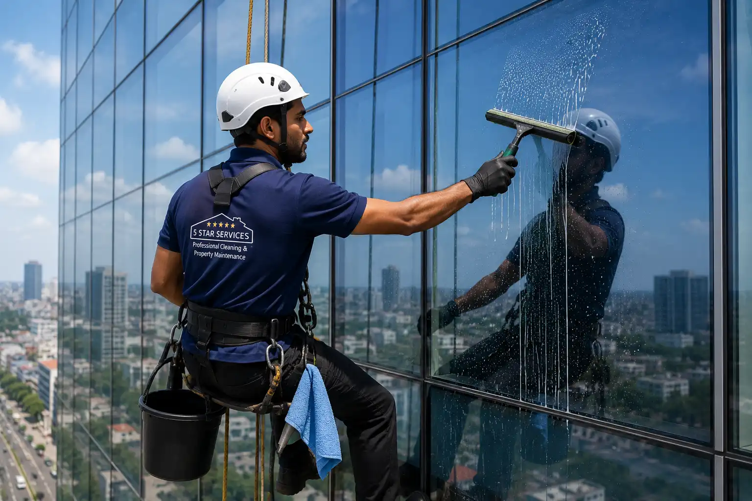 Glass Facade Cleaning