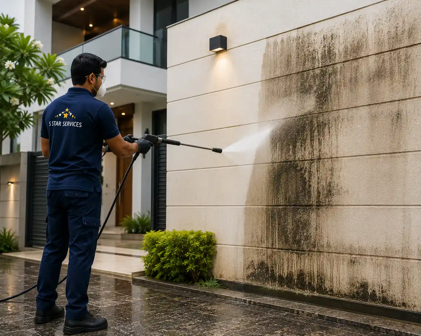 Exterior Wall Cleaning