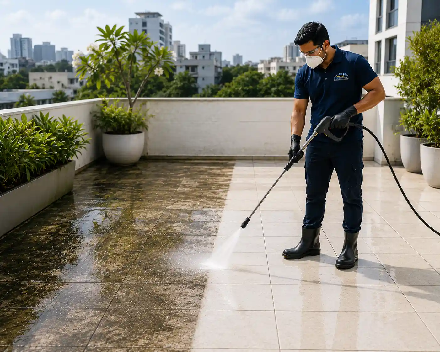 Terrace Cleaning